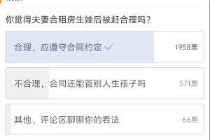 合租夫妻生娃后接老人看护被室友投诉？平台：室友之间已和解