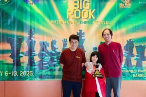 中国小将陈紫曦勇夺泰国Big Rook国际象棋节青少年快棋赛U9组冠军